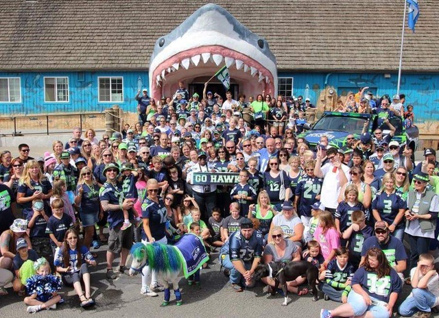 On the Beach: United in support for Seahawks