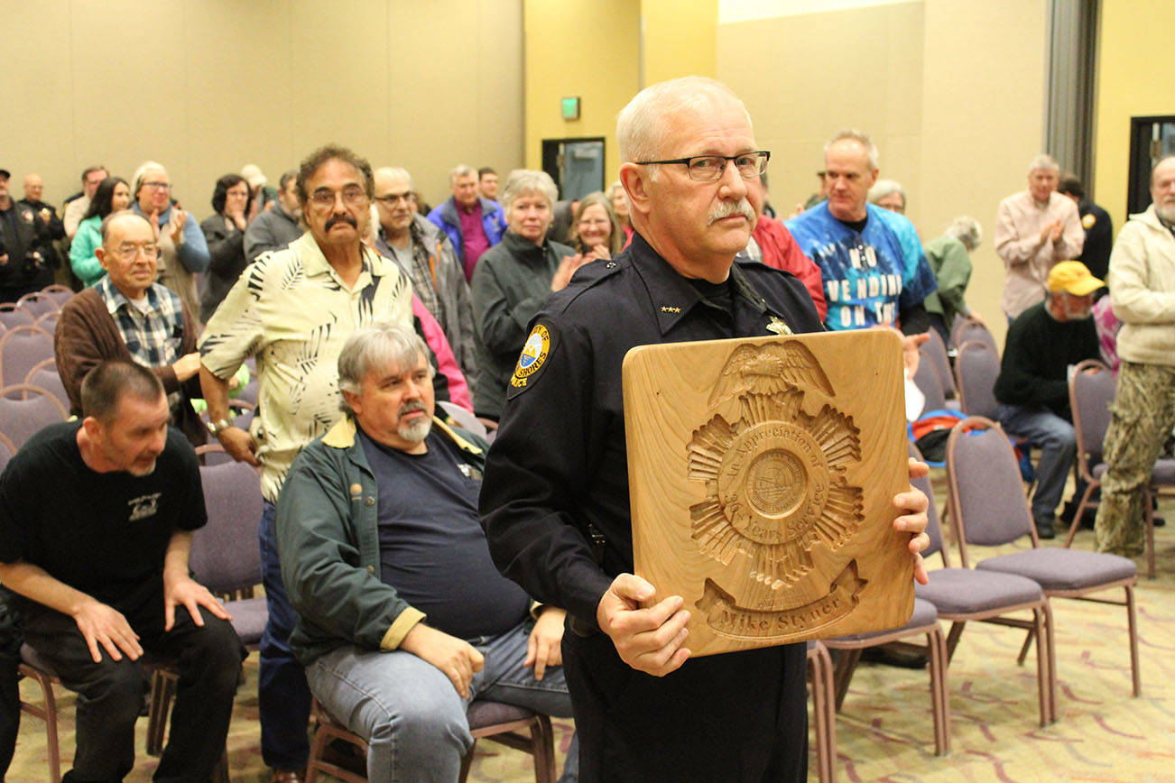 Chief Styner lauded for 36 years of service