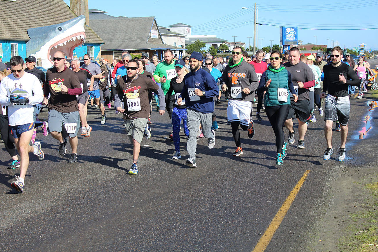 Angelo Bruscas/North Coast News: Duggan’s Run 2017 was held on March 19, starting at Duggan’s Pizza on Ocean Shores Boulevard and ending at the Chance a la Mer Beach Approach.