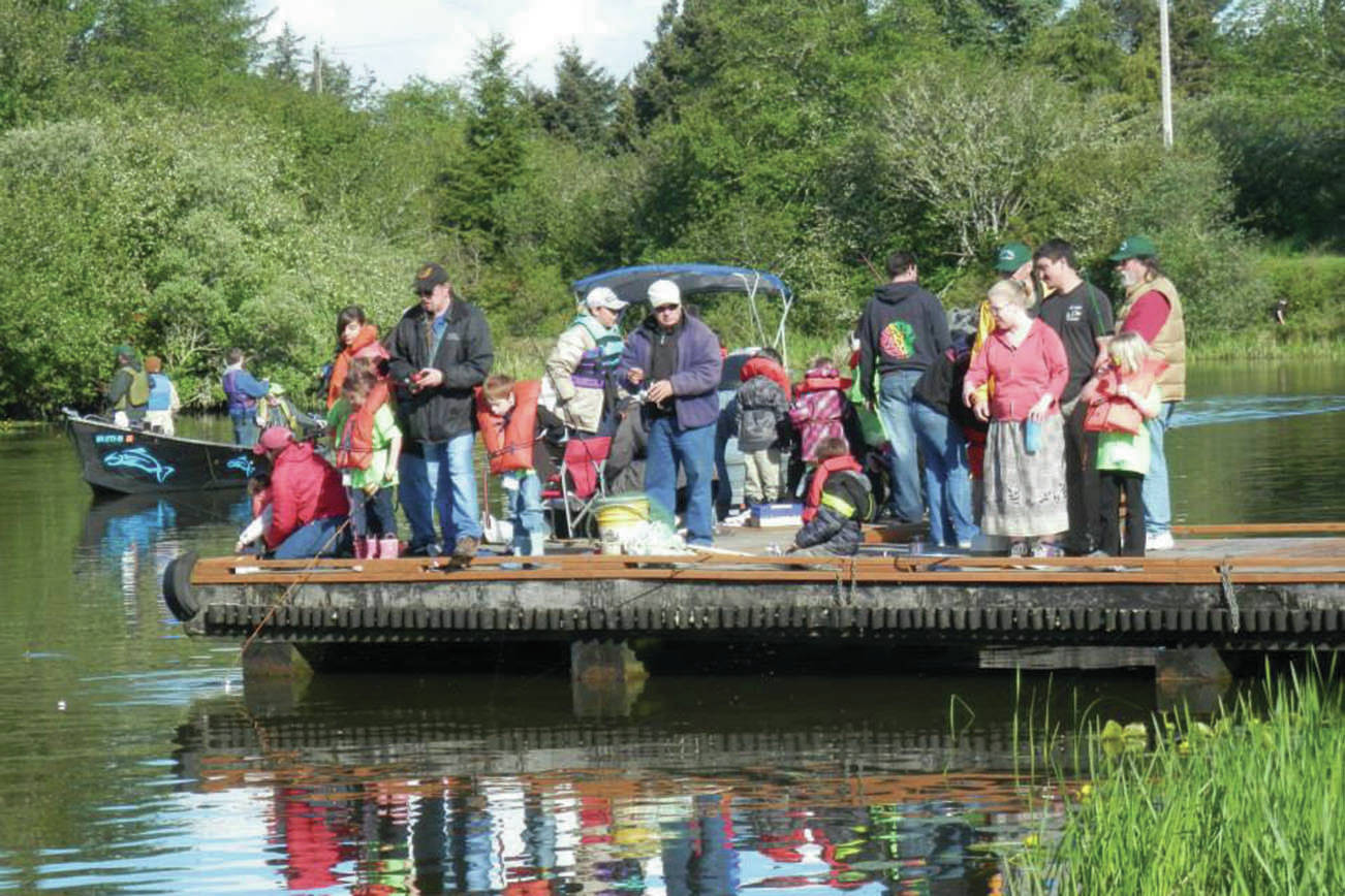 North Coast News: North Bay Park on Duck Lake is a popular trout-fishing area in Ocean Shores, especially for the annual Kids Fishing Derby in May when large trout are planted for the kids and adults alike.