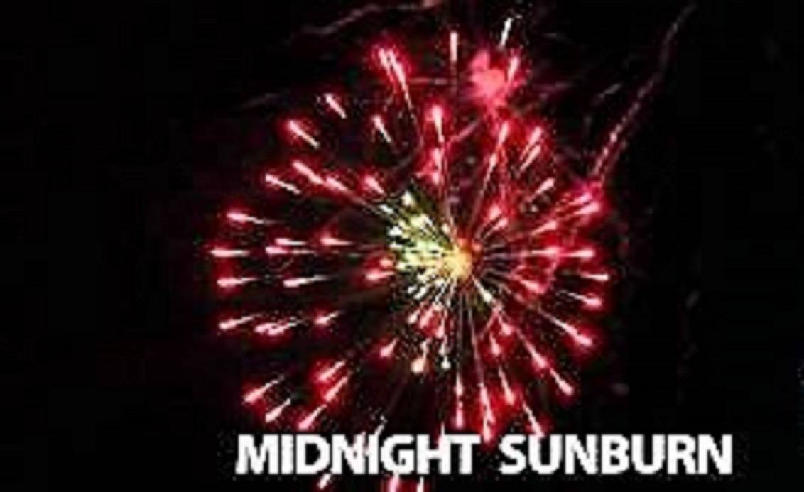 One of the shells called Midnight Sunburn from the Jakes Fireworks website.