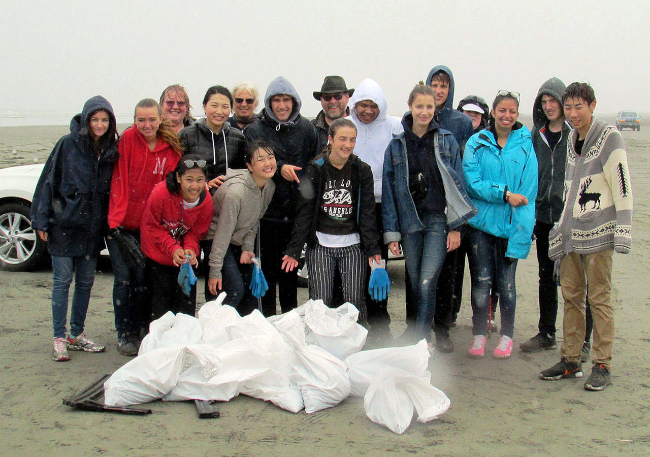 Local beach cleanups have an international connection