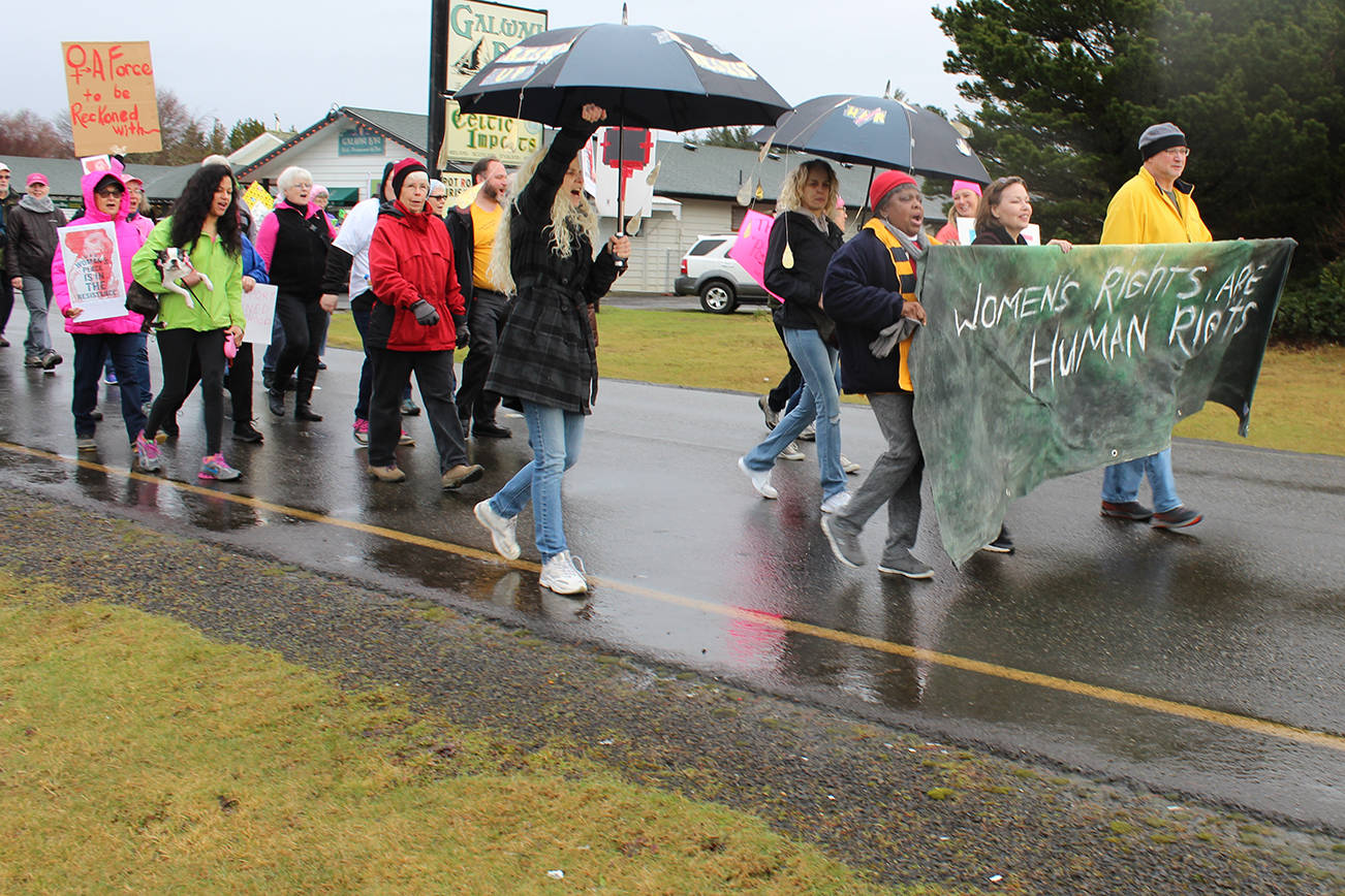 File photo from the 2017 march in Ocean Shores.