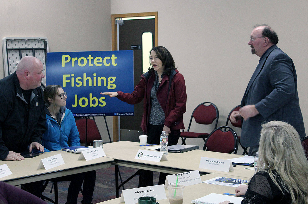 Cantwell gathers local leaders opposed to oil/gas exploration