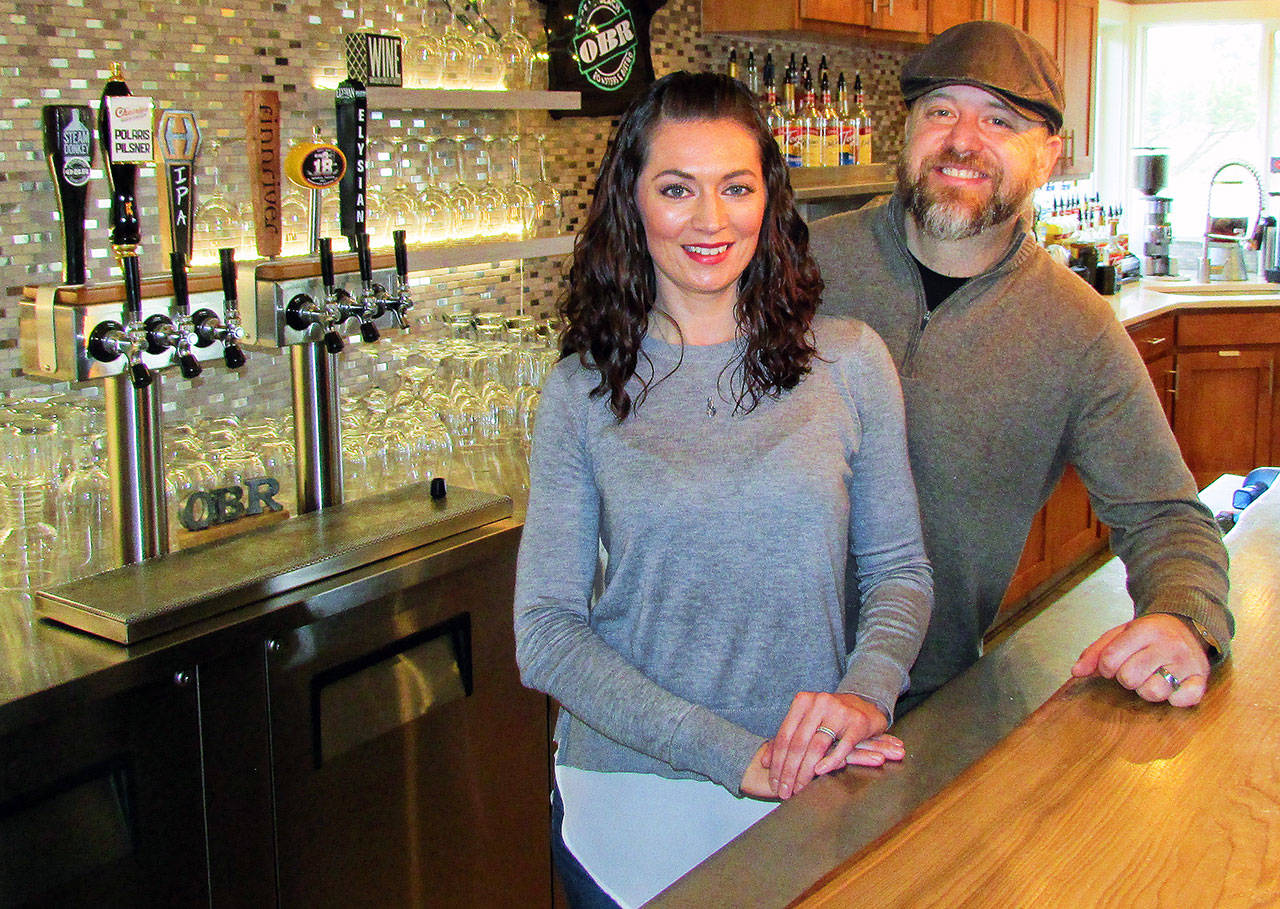 Next month, Mirihia and Brodey Jones will celebrate their first anniversary as new owners of Ocean Beach Roasters & Bistro in downtown Ocean Shores. Photo by Scott D. Johnston.