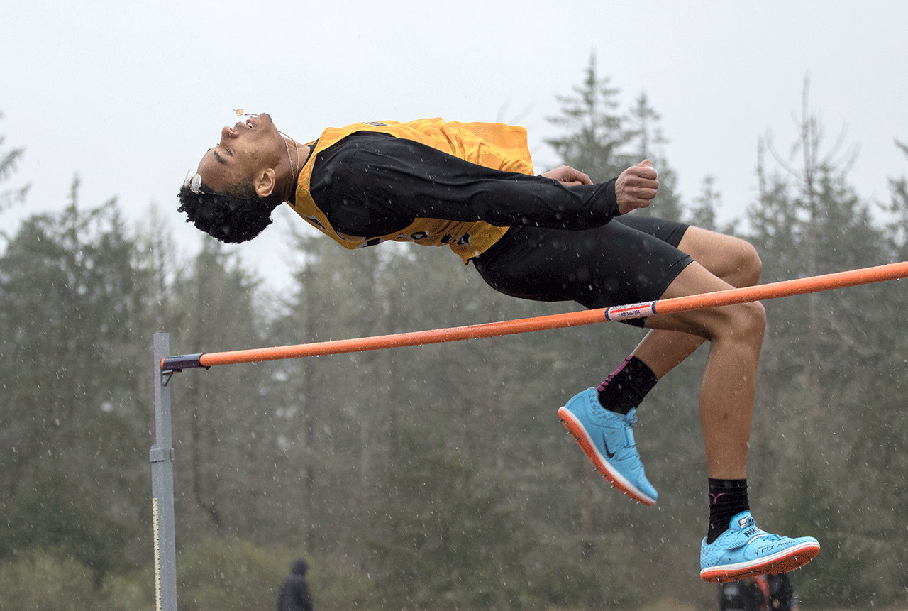 Drenching day at all-county track meet