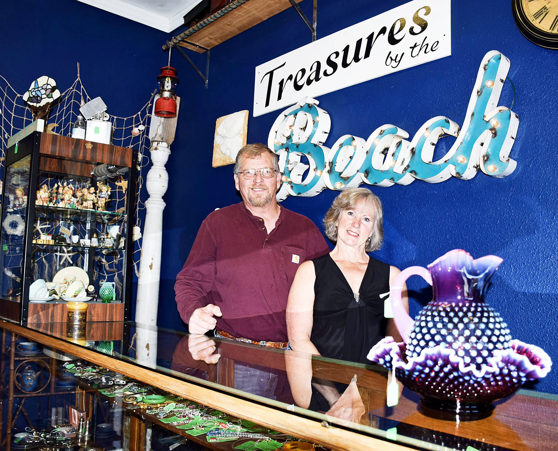 Robin and Clyde Mack of Treasures by the Beach at 877 Pt. Brown Ave. NE.