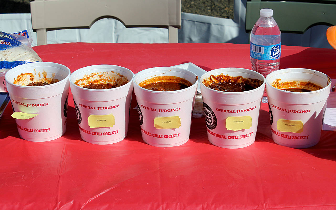 Chili ready to be tasted and tested in the annual competition.