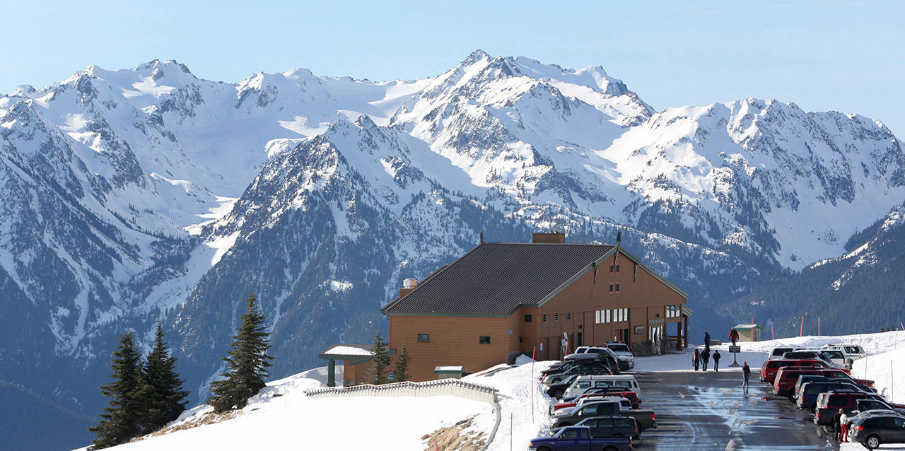 The Hurricane Ridge Visitor Center (elevation 5,242) in Olympic National Park is closed due to the federal government shutdown. About a 17-mile drive from Port Angeles, it normally offers a snack bar, gift shop, and is where groups meet up for a snow shoe tour during the holidays. (Ken Lambert/Seattle Times/MCT)