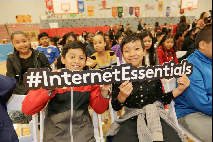 Comcast’s Internet Essentials is a comprehensive, holistic and research-based program for low-income families that provides low-cost internet access, the option to purchase a heavily discounted computer, and access to a full suite of print, online and in-person digital literacy resources and training.