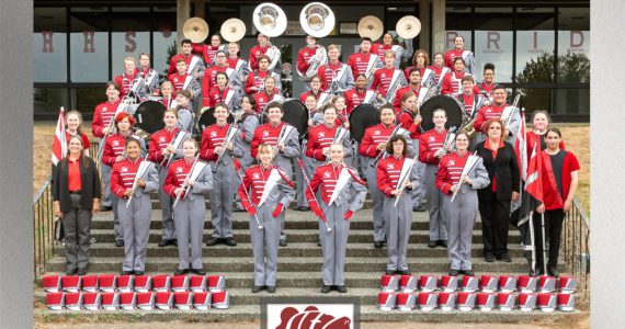 The Hoquiam High School band was selected to perform at Disneyland in California last year, but had to postpone the trip due to the COVID-19 pandemic. The ensemble will depart Saturday, April 2 for a six day spring break trip that includes three performances and a variety of excursions. Photo courtesy of Susan Peters